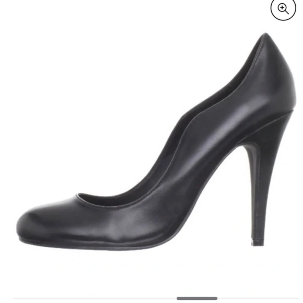 NEW Black Leather Pumps Heels‎ Lillian Size 7.5 Kelsi Dagger